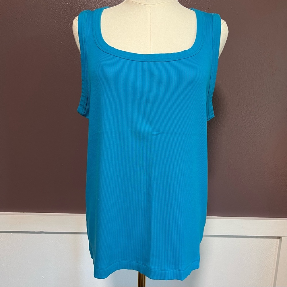 Chico’s Lighter Blue Ribbed Tank